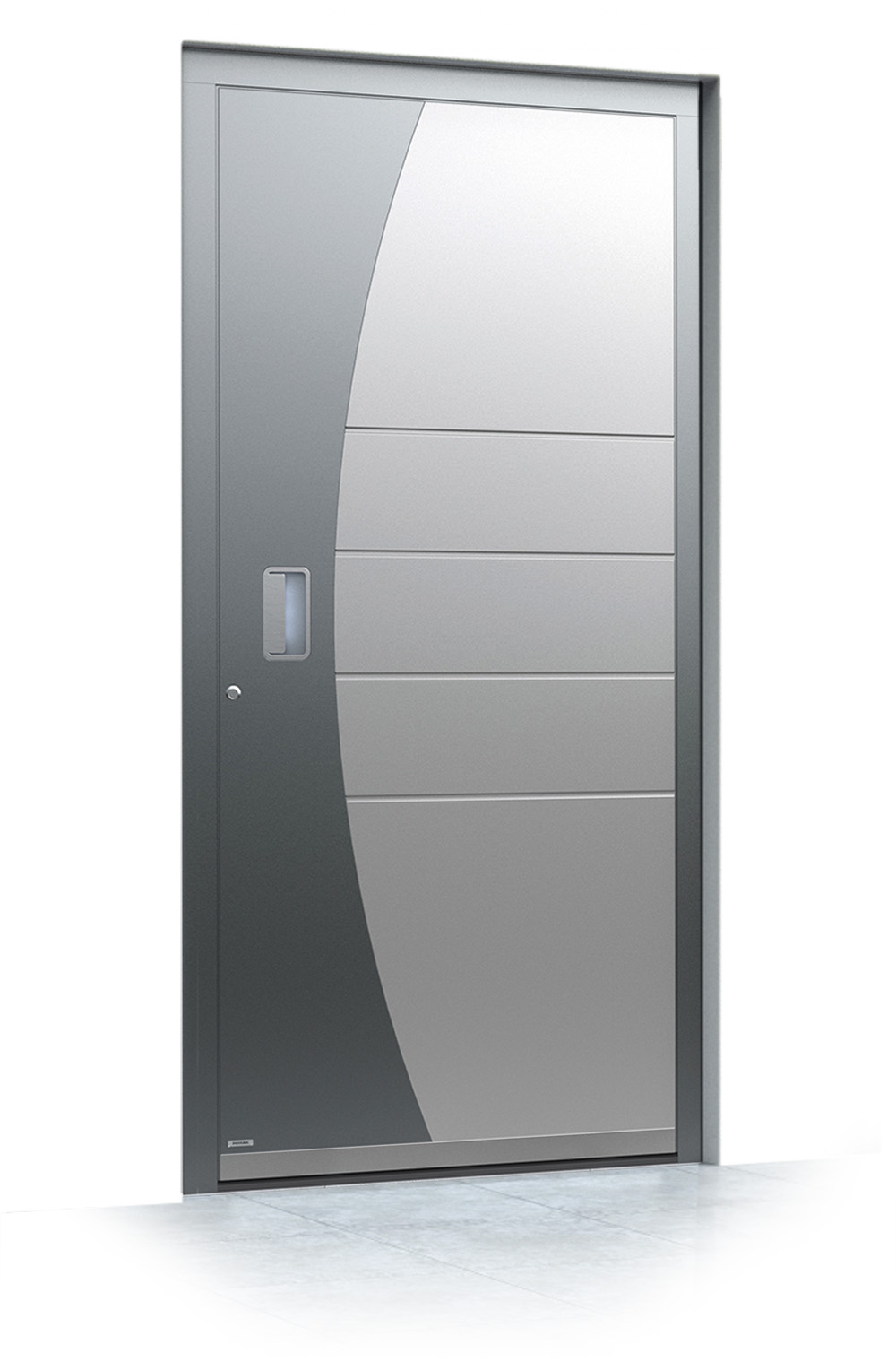 30 jednokrilni mockup Pirnar alu entrance doors premium 1860